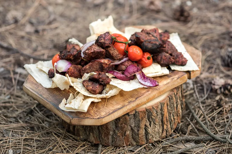 Goat Shashlik (Grilled Kid Goat Kebabs)