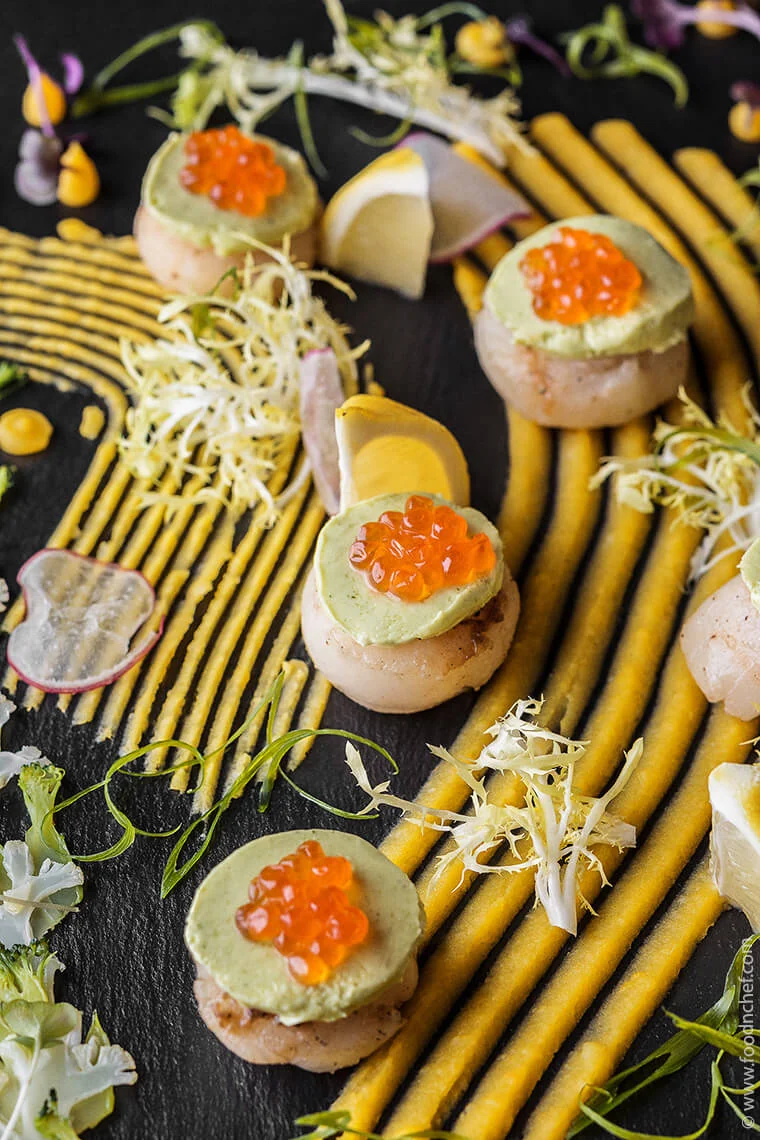 Grilled Scallops with Maître d'Hôtel Butter