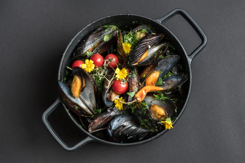 Mussels in White Wine Sauce