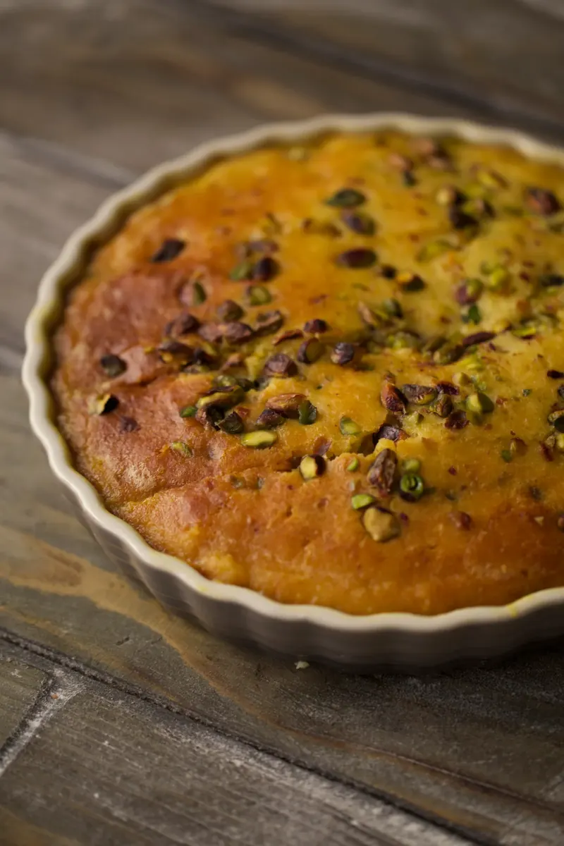 Pistachio Coconut Cake