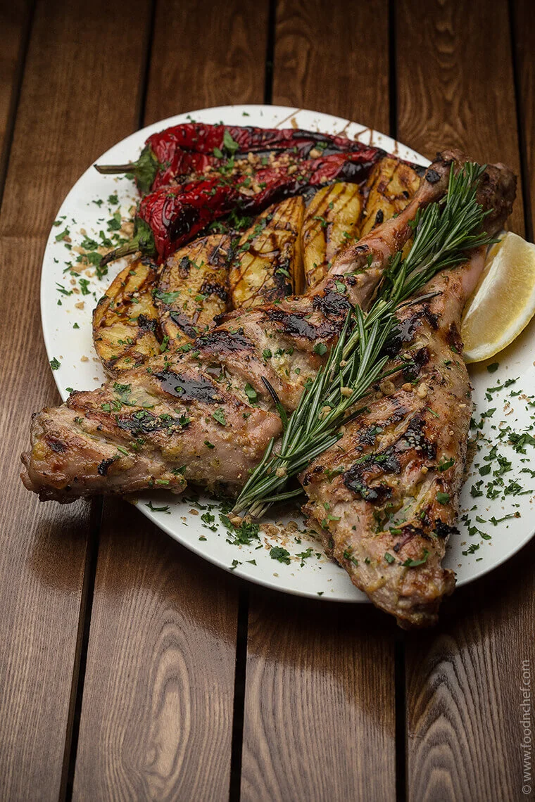 Roast Leg of Lamb with Rosemary, Lemon and Honey