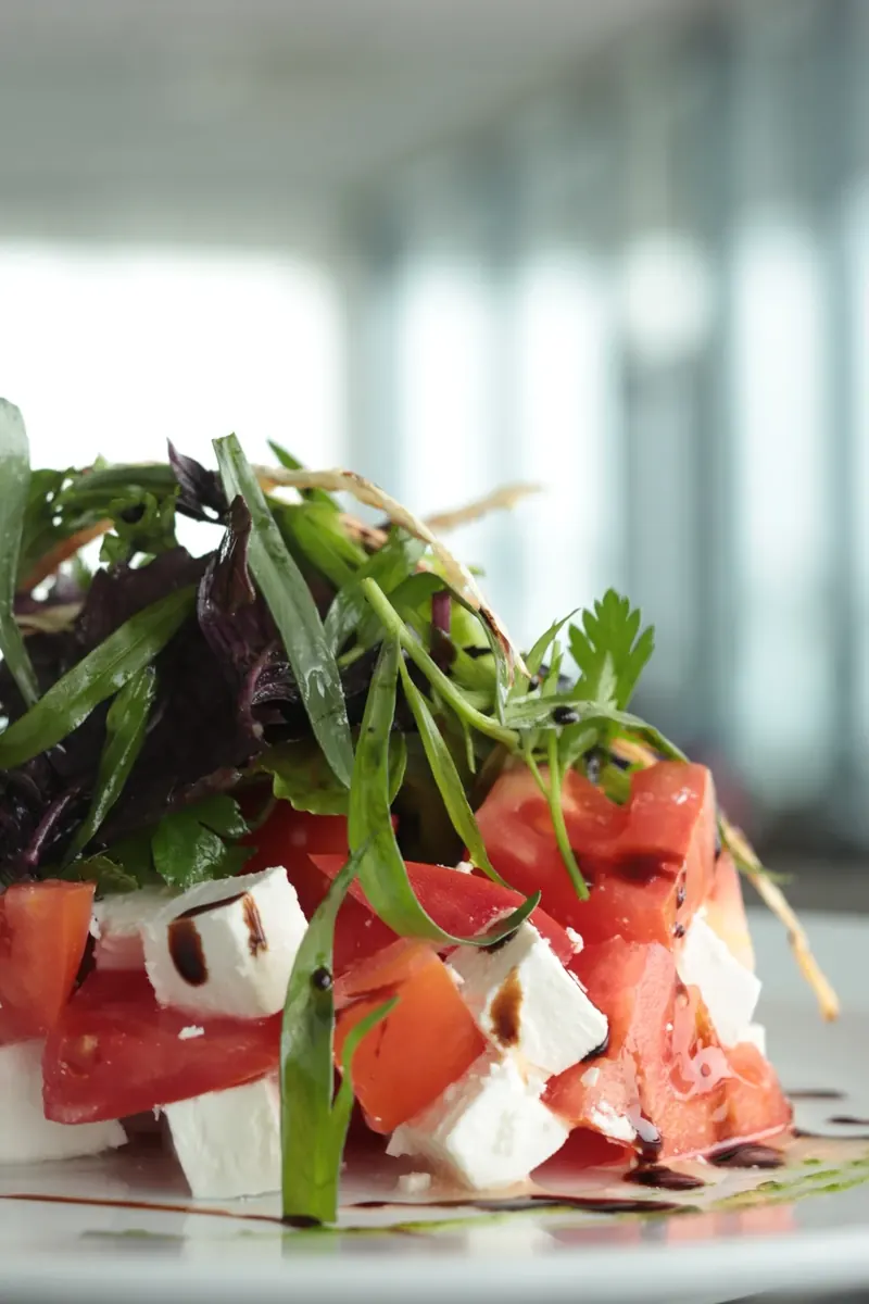 Tomato and Goat Cheese Salad