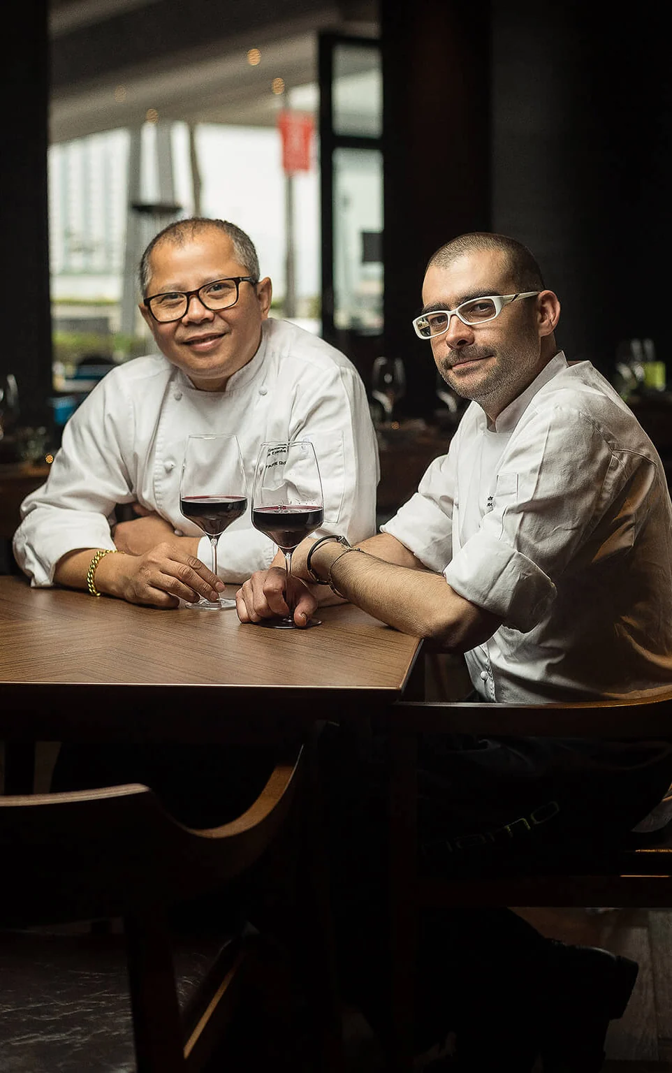 Portrait of Alejandro Sanchez and Wijannarongk Kunchit