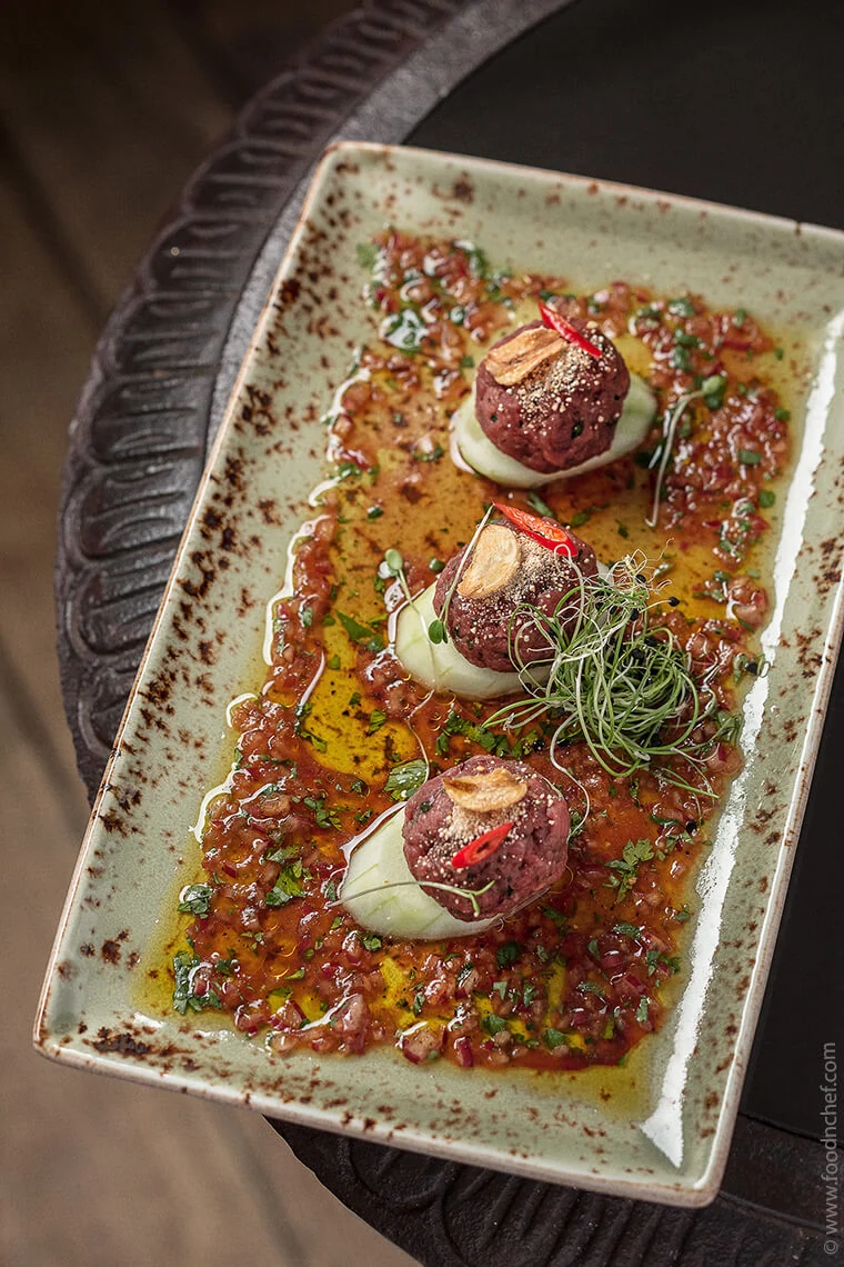 Korean-Style Beef Tartare (Yukhoe)