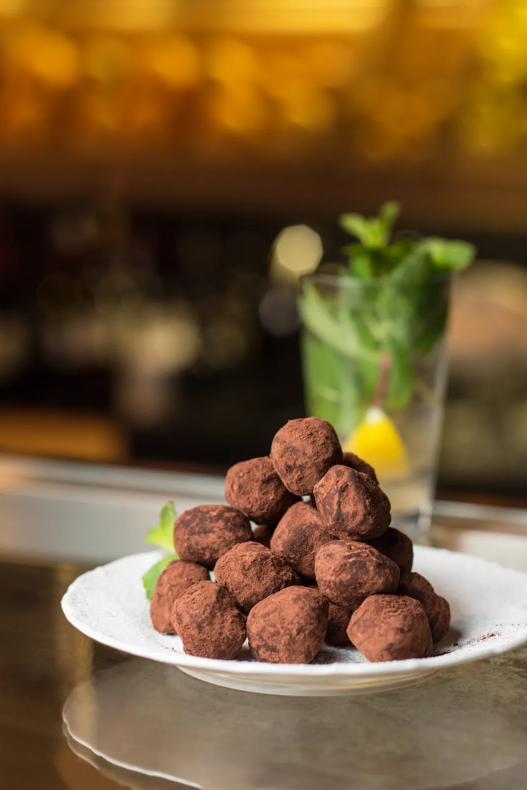 Chocolate Truffles with Cointreau