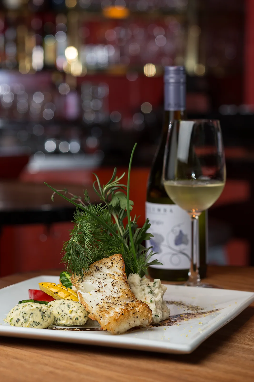 Cod Fillet with Herb Butter