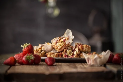 Strawberry Galette with Almond Cream