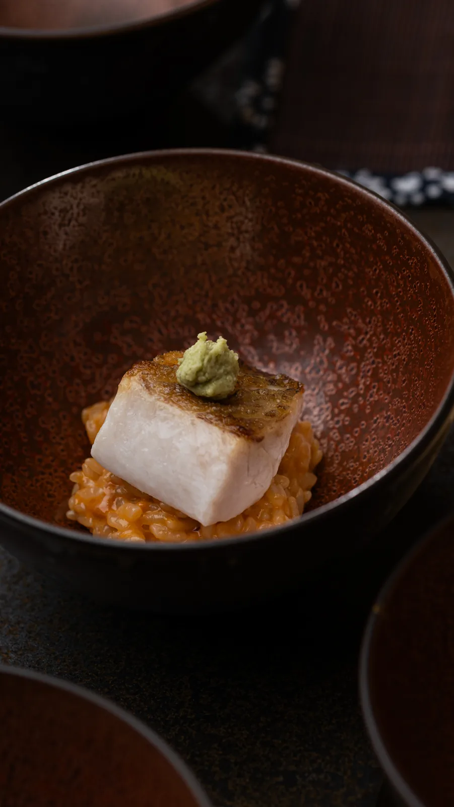 Grilled Sea Perch with Uni (Sea Urchin) Rice