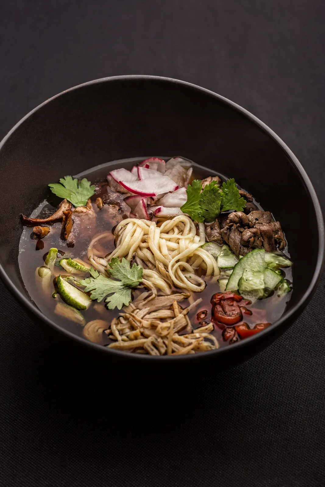 Kuksi: Korean Cold Noodle Soup with Beef