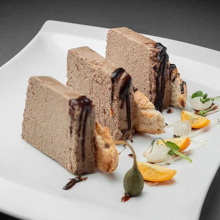 Liver Pâté with Caramelized Lingonberries