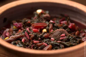 Armenian Beef and Beet Soup with Narsharab