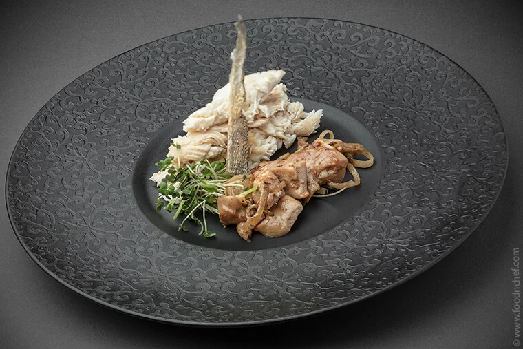 Salt-Baked Rainbow Trout with Porcini Tartare