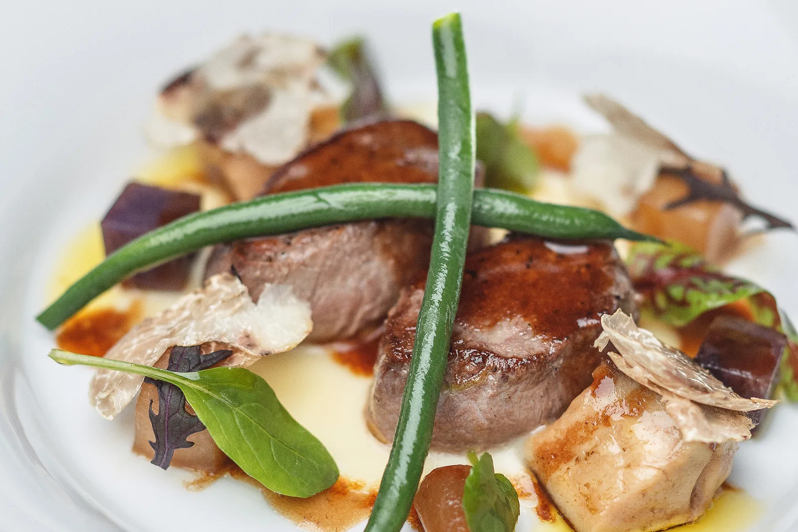 Roe Deer Loin with Piedmont Fonduta and Foie Gras
