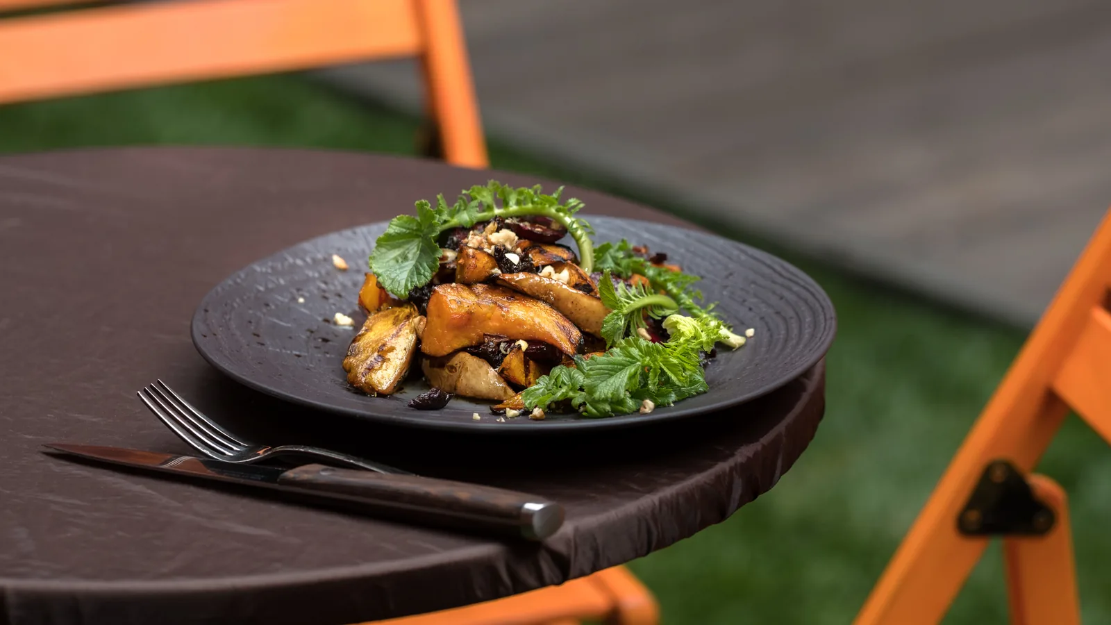 Roasted Beetroot and Pumpkin Salad