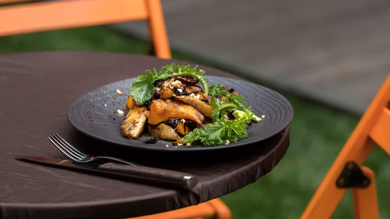 Roasted Beetroot and Pumpkin Salad